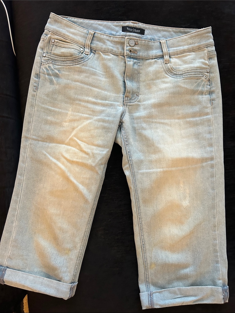 White House black market capri denim jeans